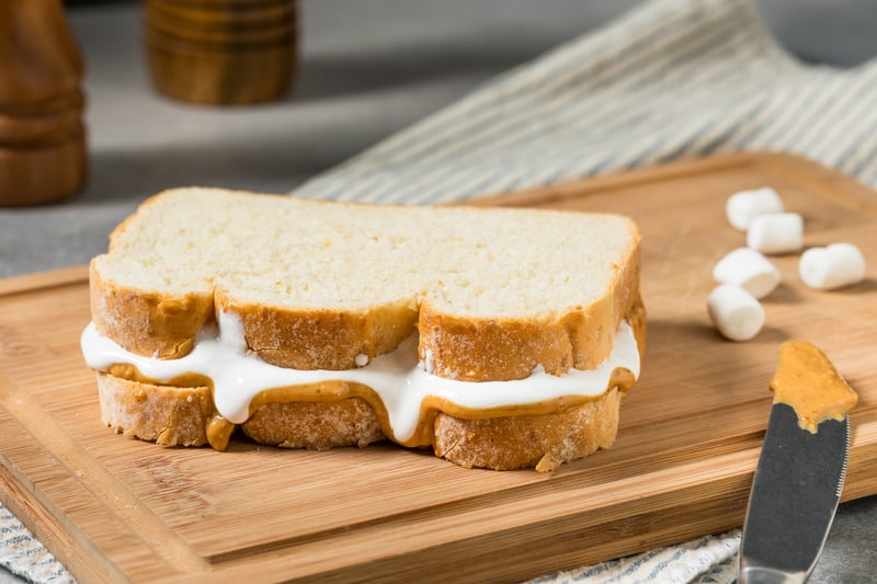 Fluffernutter sandwich