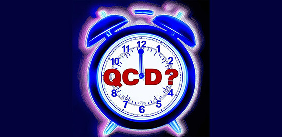 QCD alarm clock