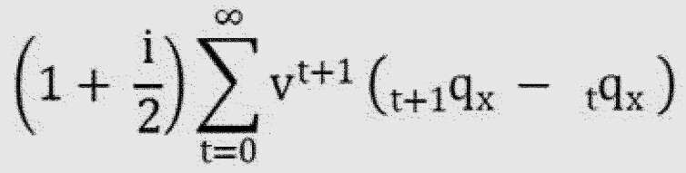 Treasury Reg. Sec. 20.2031-7T(d)(7) formula to determine the valuation of annuities, interests for life or term of years