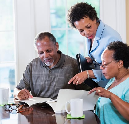 couple with an advisor
